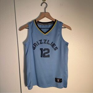 NBA MEMPHIS GRIZZLIES Fanatics youth light blue JA MORANT athletic jersey M
